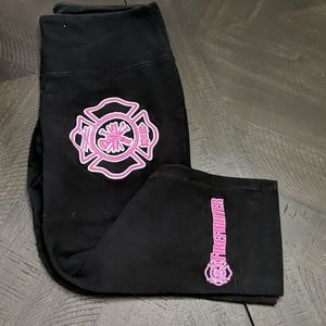 🔥🧑‍🚒Firefighter crop leggings